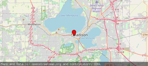 Madison	, 	Wisconsin